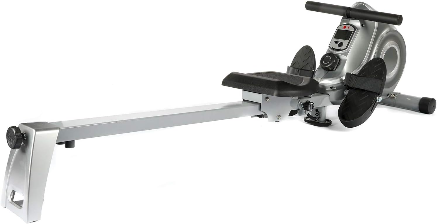 XS Sports R310 Folding Rowing Machine - Indoor Exercise Equipment - Magnetic Fitness Rower for Home