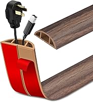 Vista 16 de Cubierta de Cable para Suelo Autoadhesiva Ocultador de Cables Cubiertas de Cable de Extensión para Suelo para Protector de Cable de Alimentación