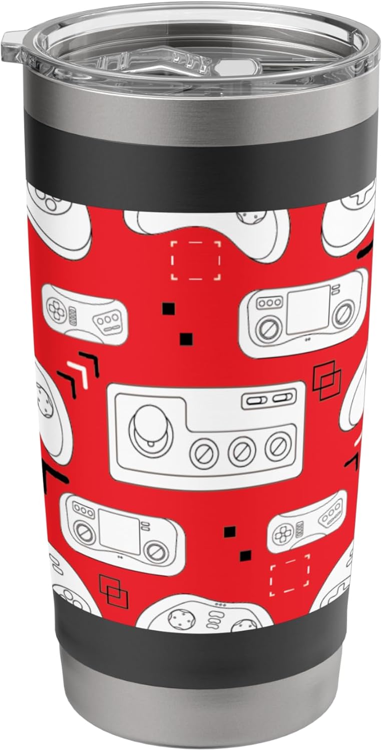 PC Game Geek Gaming Video Game Player Console Gamer Stainless Steel Insulated Tumbler PC Game Geek Gaming Video Game Player Console Gamer Stainless Steel Insulated Tumbler