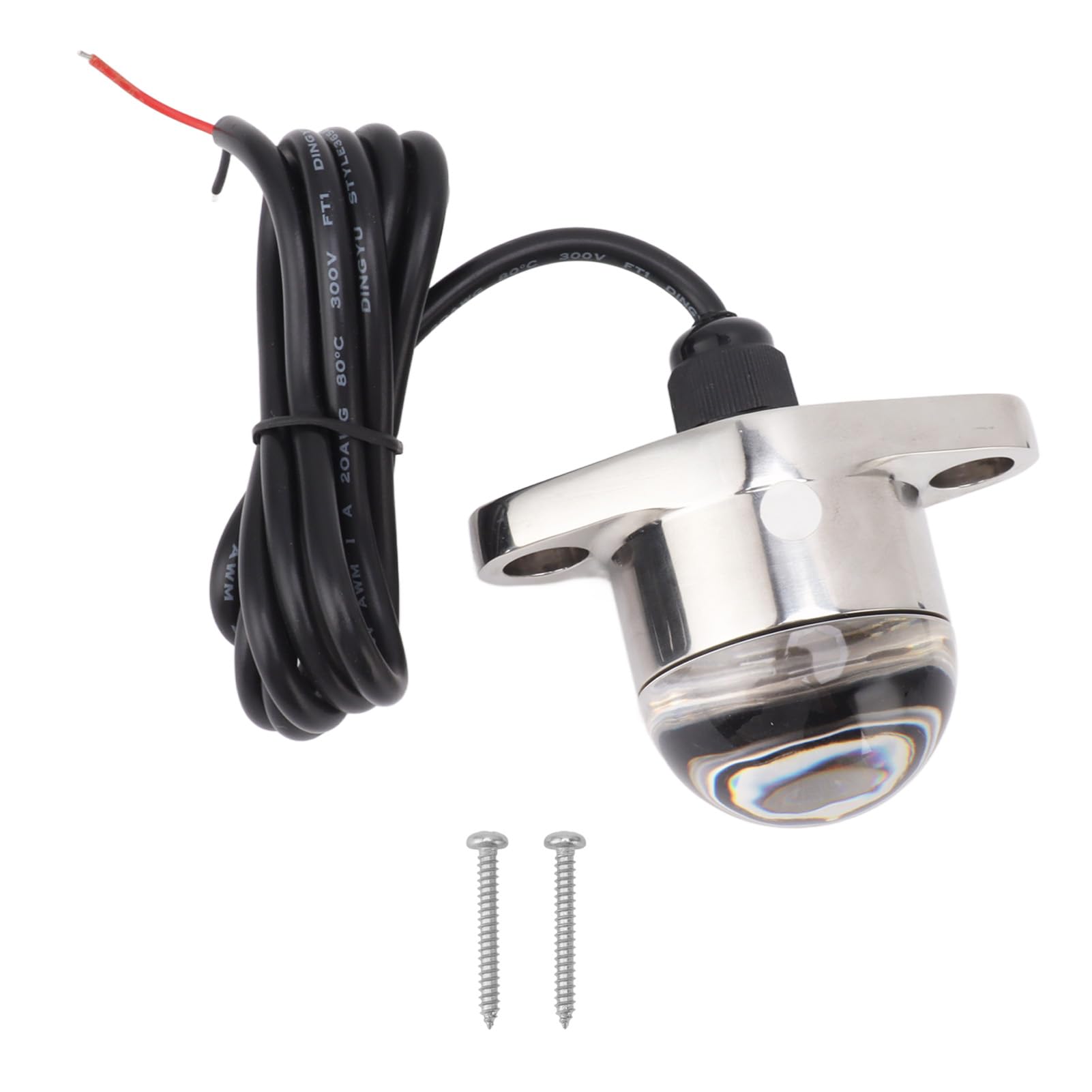 Luz Submarina LED, Construcción de Acero Inoxidable Sólida y Duradera, Iluminación Marina Submarina de Fácil Instalación para Barcos (luz blanca)
