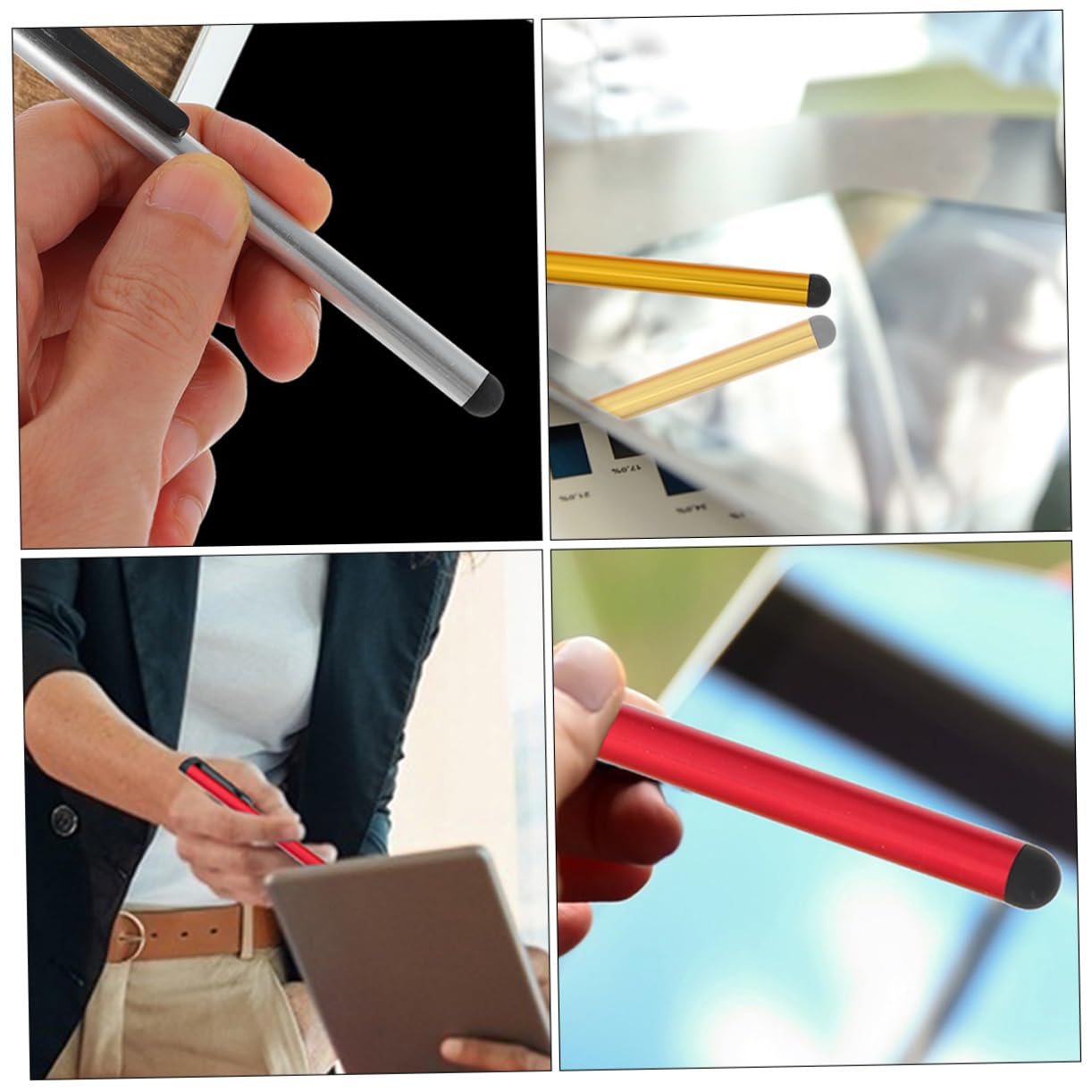 LABRIMP 80piezas Lápiz Capacitivo para Pantallas Táctiles De Stylus para Tablets y Teléfonos Móviles De
