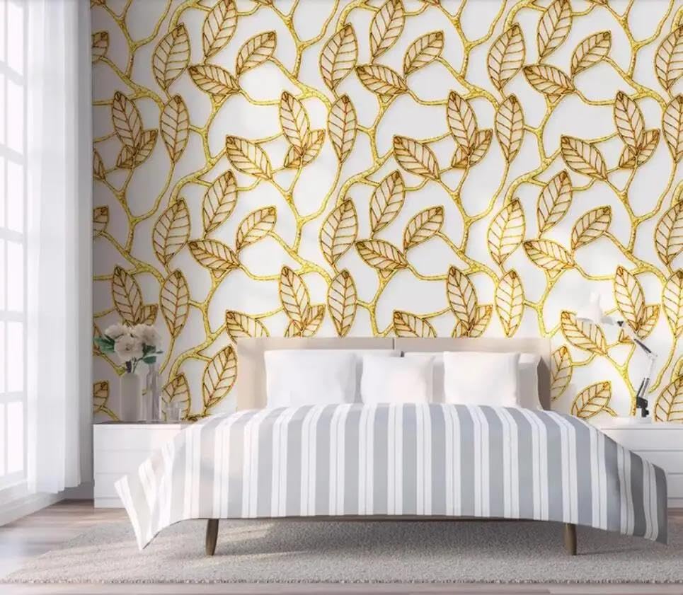 Papier peint 3D intissé ILIYA tissu mural salon chambre fond déco