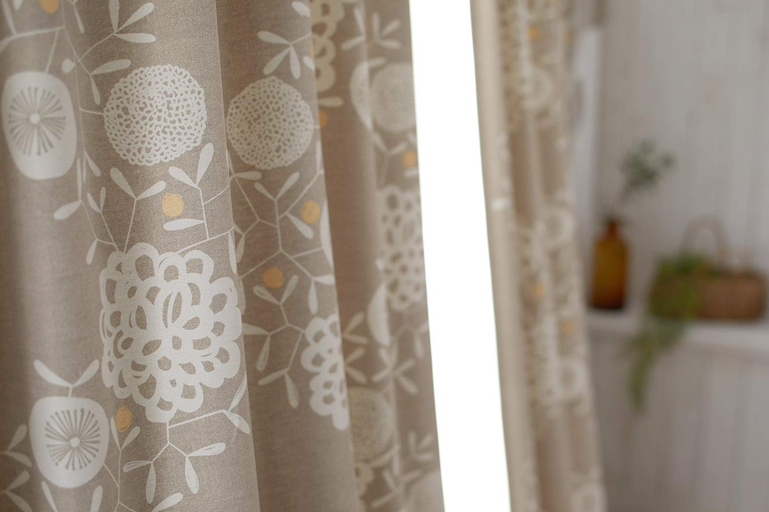 Amazon｜スミノエ(Suminoe) カーテン グレー 幅230cm ×丈195cm