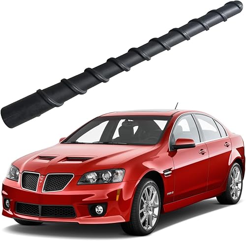 Antena de goma espiral flexible de 7 pulgadas para Pontiac G8 (2008-2009), a prueba de lavado de autos, reemplazo de mástil de antena de bobina de