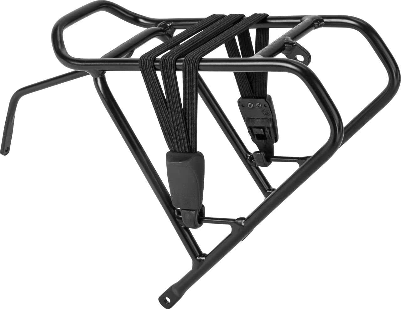 PUKY Set portapacchi in alluminio 16-26 nero, per modello LS-PRO, verniciatura a polvere resistente agli urti, carico massimo 15/18 kg, barra di fissaggio in alluminio, accessori per bicicletta per