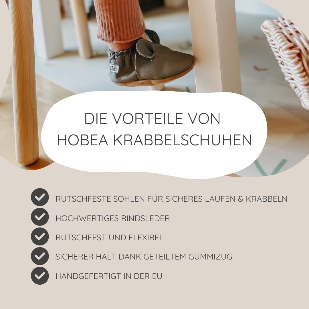 HOBEA-Germany Krabbelschuhe für Jungs und Mädchen