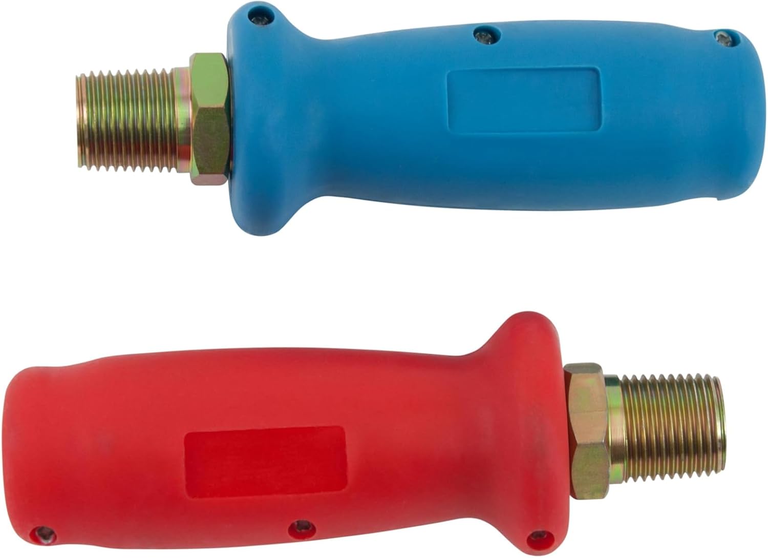 Mytee Products 12Ft (Set of 2) Air Line Hose Assemblies with Gladhands & 16" Single Spring Tender Kit - Air Hose Assemblies w/Flexible Grips Kit for Semi Truck, Trailer, Tractor