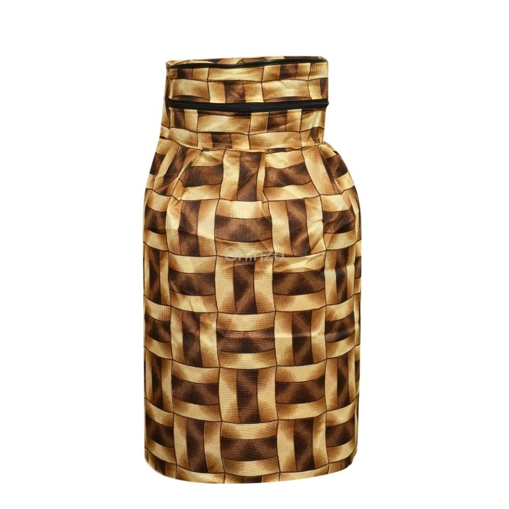 Image of Woah Cotton DustProof and Dustproof LPG Gas Cylinder Cover| Top Design Stain| Dust| DustProof PVC LPG Gas Cylinder Cover, Polyester Gas Tank Cover Fits StandardG (Pack of 1, Golden Border)