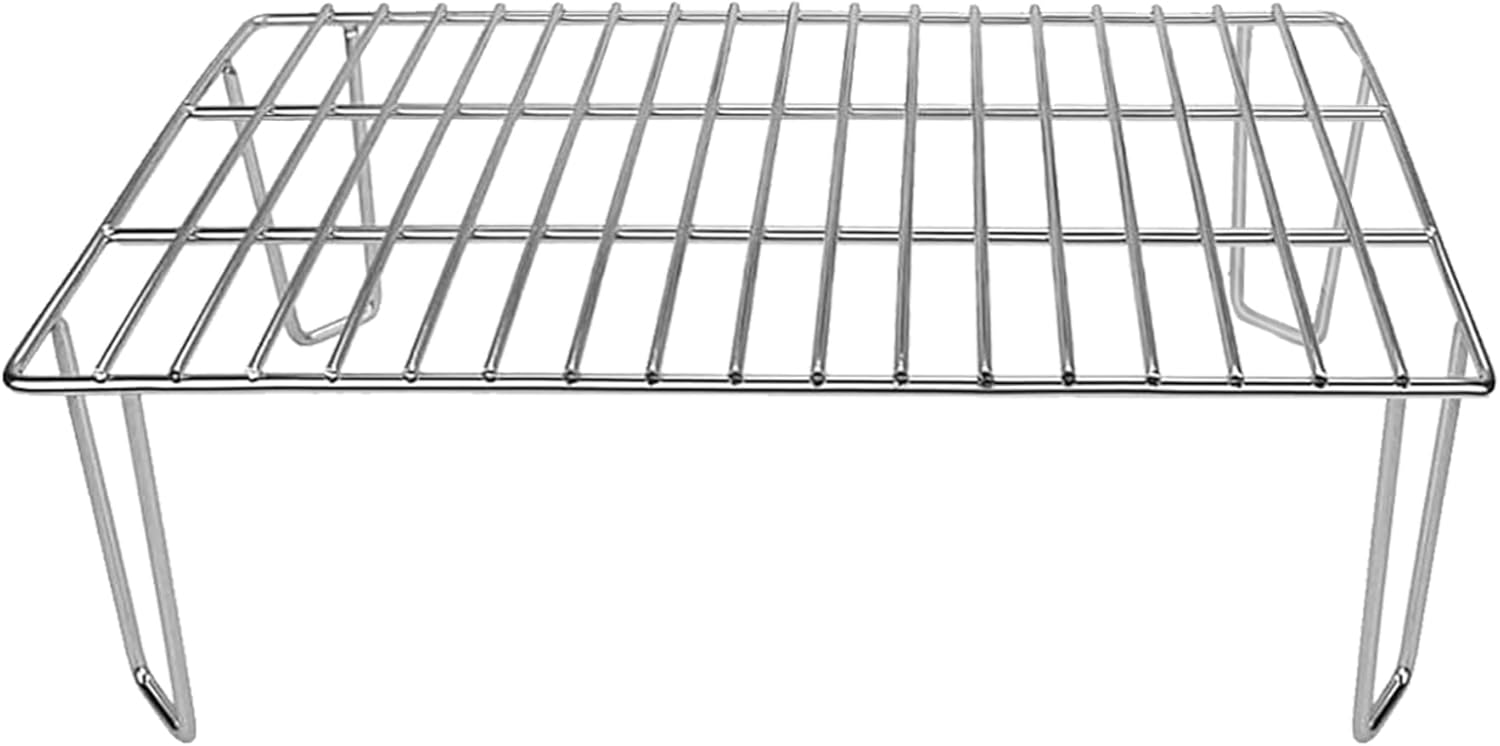 Grill Warming Rack for PK Grills PK99030, 304 Stainless Steel Expandable Cooking Grid Compatible with Littlemore Raised Barbecue, Multi-Level Heat-Resistant Rack for Keeping Food Warm, 12" x 9.45"