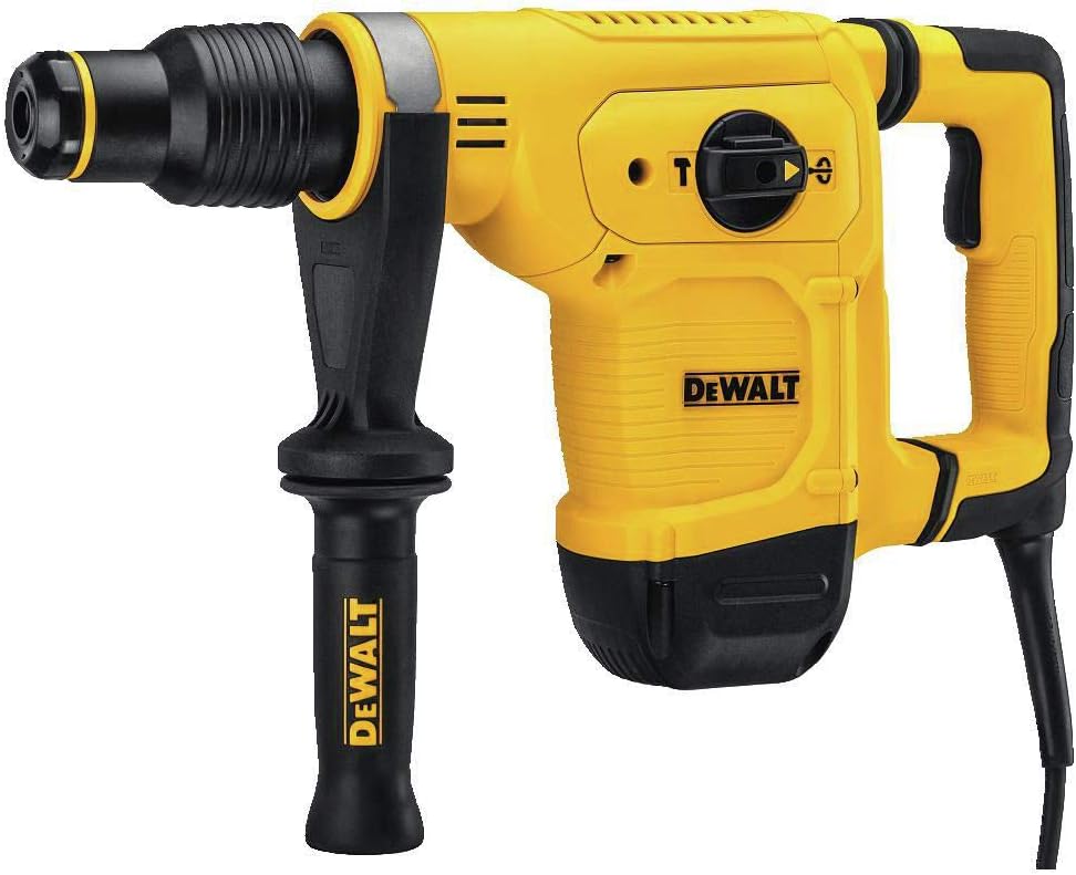 dewalt sds max hammer, 10.5 amp, 7.1 jouls, 12 lb, reduced vibration control, corded (d25810k)