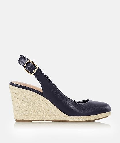 Miniatura 3 de Alpargatas para mujer, sandalias de cuña con puntera cerrada, plataforma de tacón