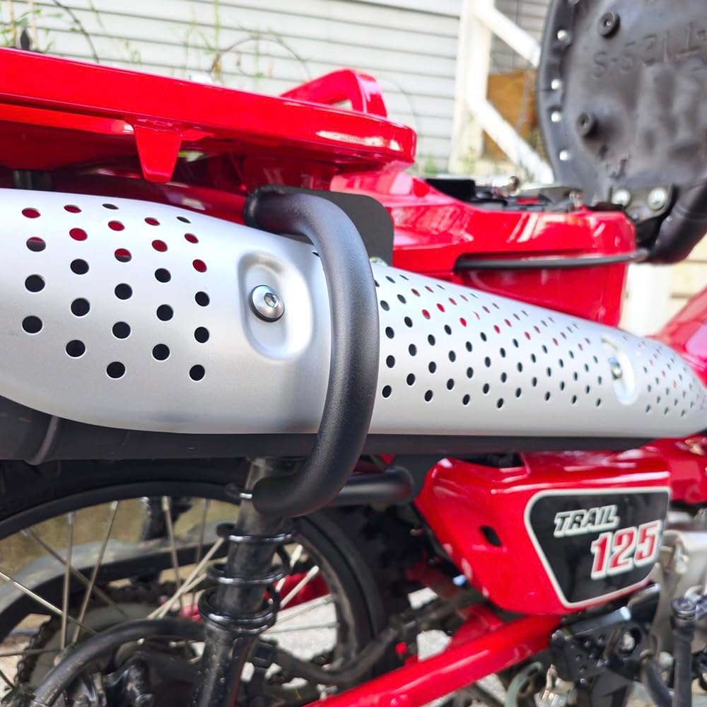 Exhaust Crash Guard Crash Bar Compatible with Honda CT125 Trail 125 Hunter Cub (2019-current)