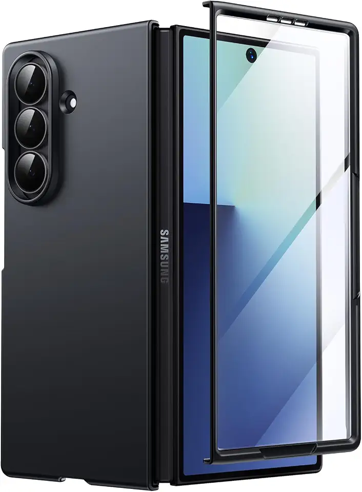 JETech Slim Case for Samsung Galaxy Z Fold 7, Black