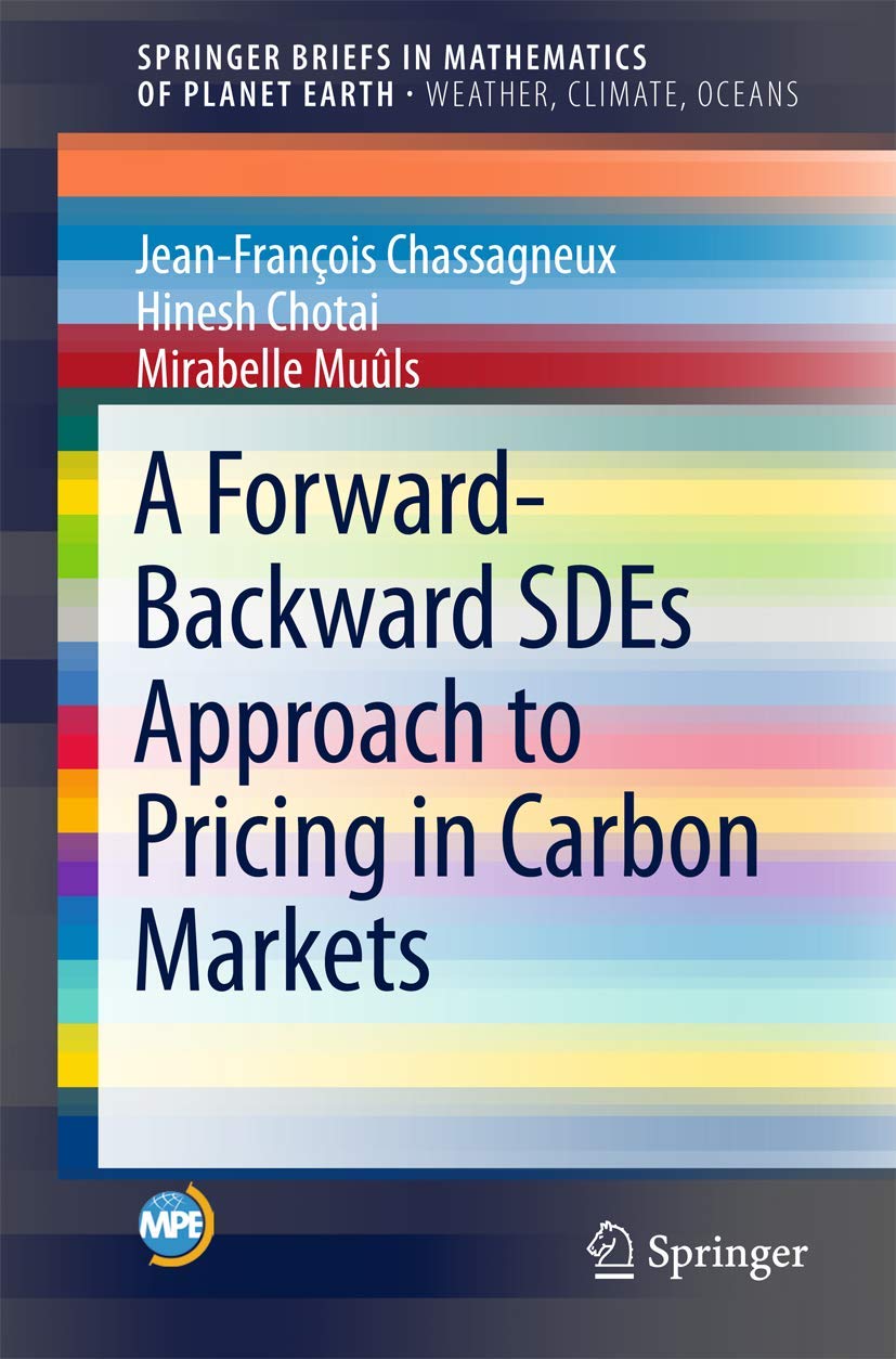 A Forward-Backward SDEs Approach to Pricing in Carbon Markets (Mathematics of Planet Earth)