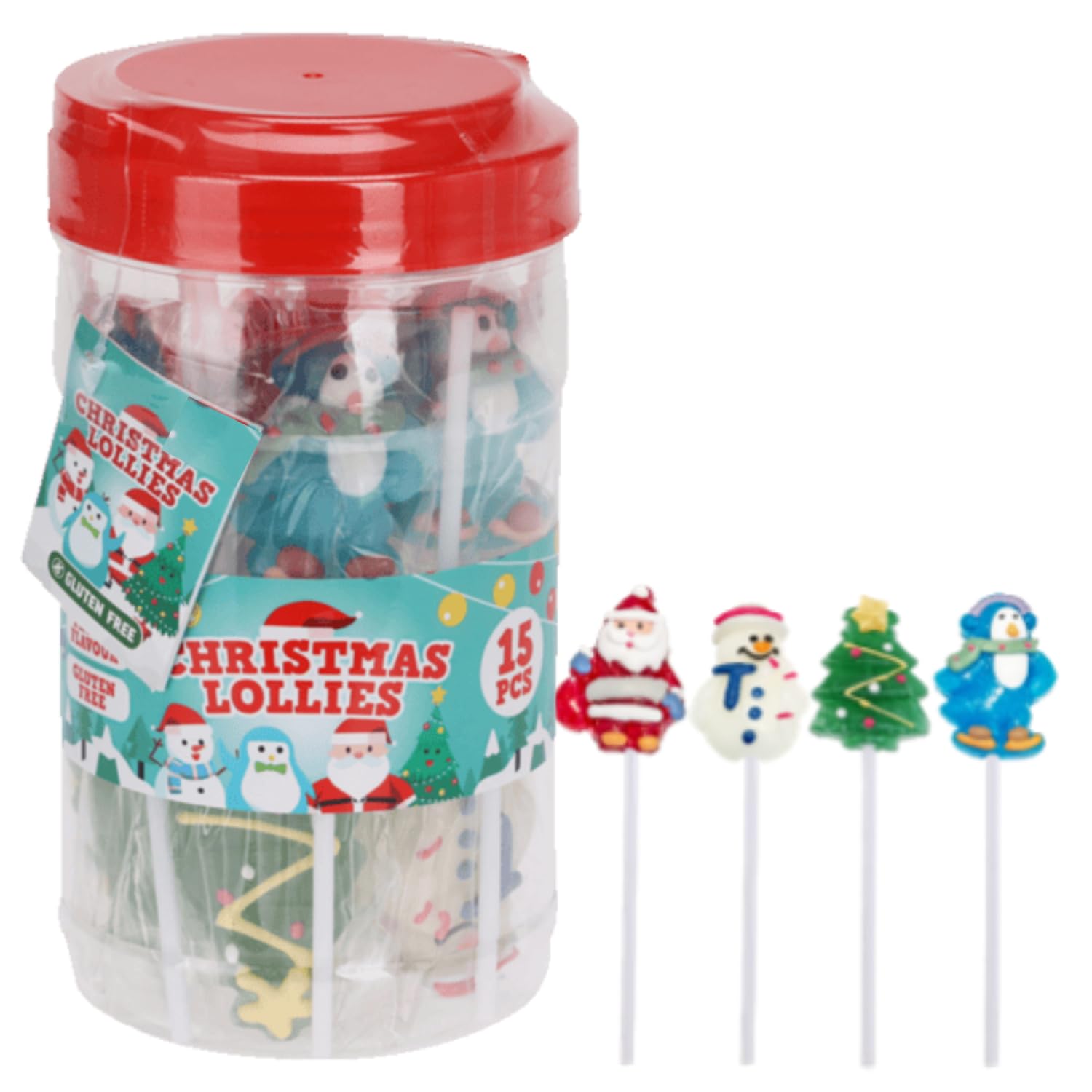 Easter Lollipops Candy - 2D Kids Party Sweets Individual Wrapped Sweets Bags |Candy Sticks |Kids Lollipop Party Bag |Pinata Fillers |Party Bag Fillers