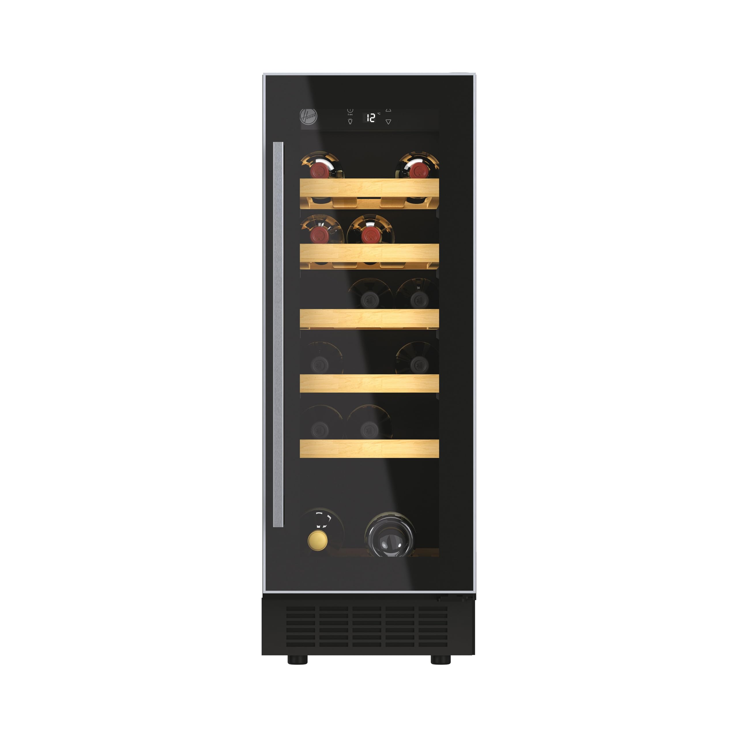 B&Q -  Hwcb30 Uk/n Freestanding Wine CoolerBlack