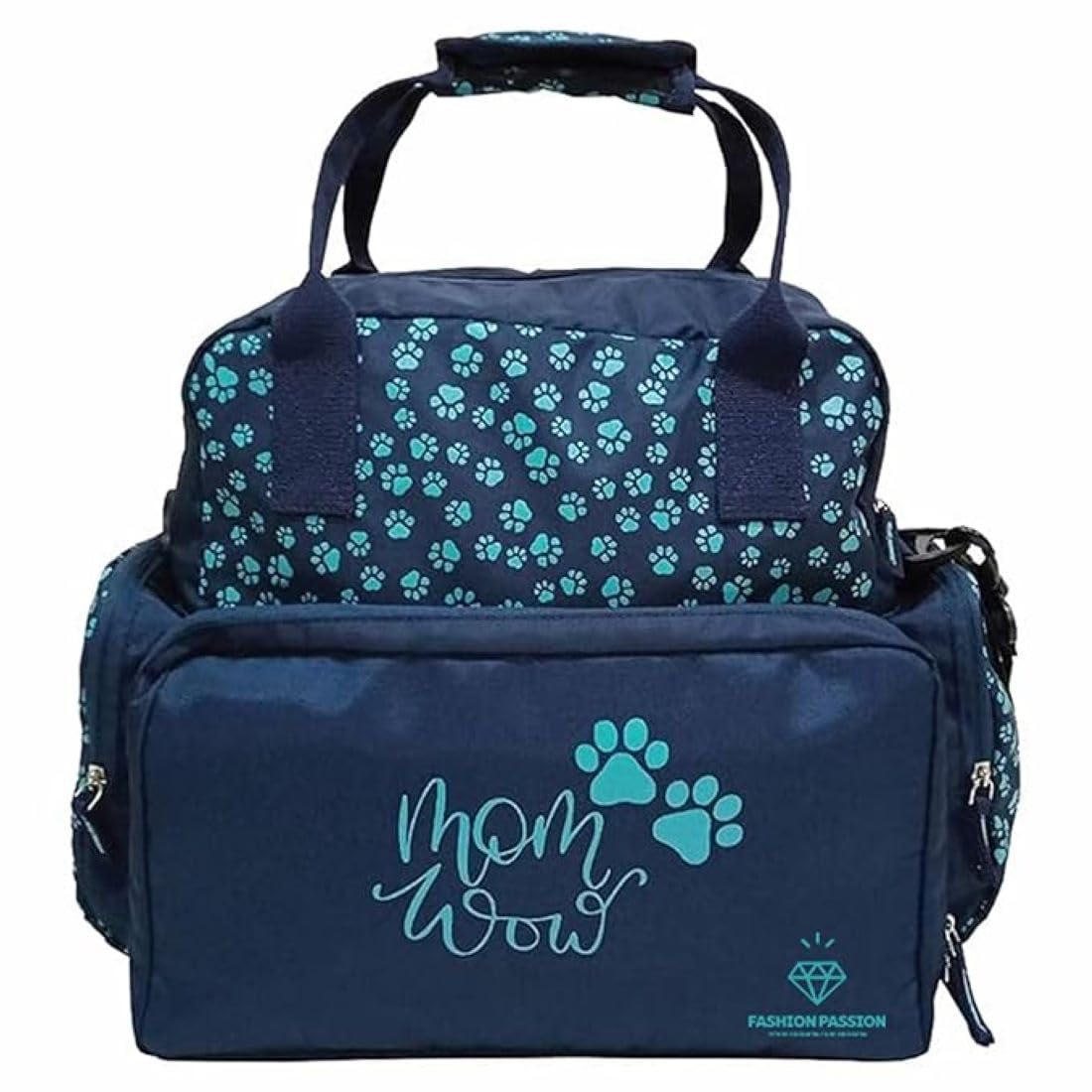 Hns Fashion 26 Litres Polyester Adjustable Strap Baby Diaper Nappy Changing | Mother Handbag | Maternity Backpack (Blue)-image-11