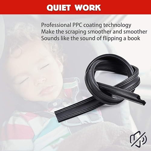 Miniatura 5 de Repuesto para limpiaparabrisas Dodge Ram 1500, 2500, 3500, 4500  Limpiaparabrisas delantero de 22 + 22 pulgadas  apto para vehículos 2009-2018