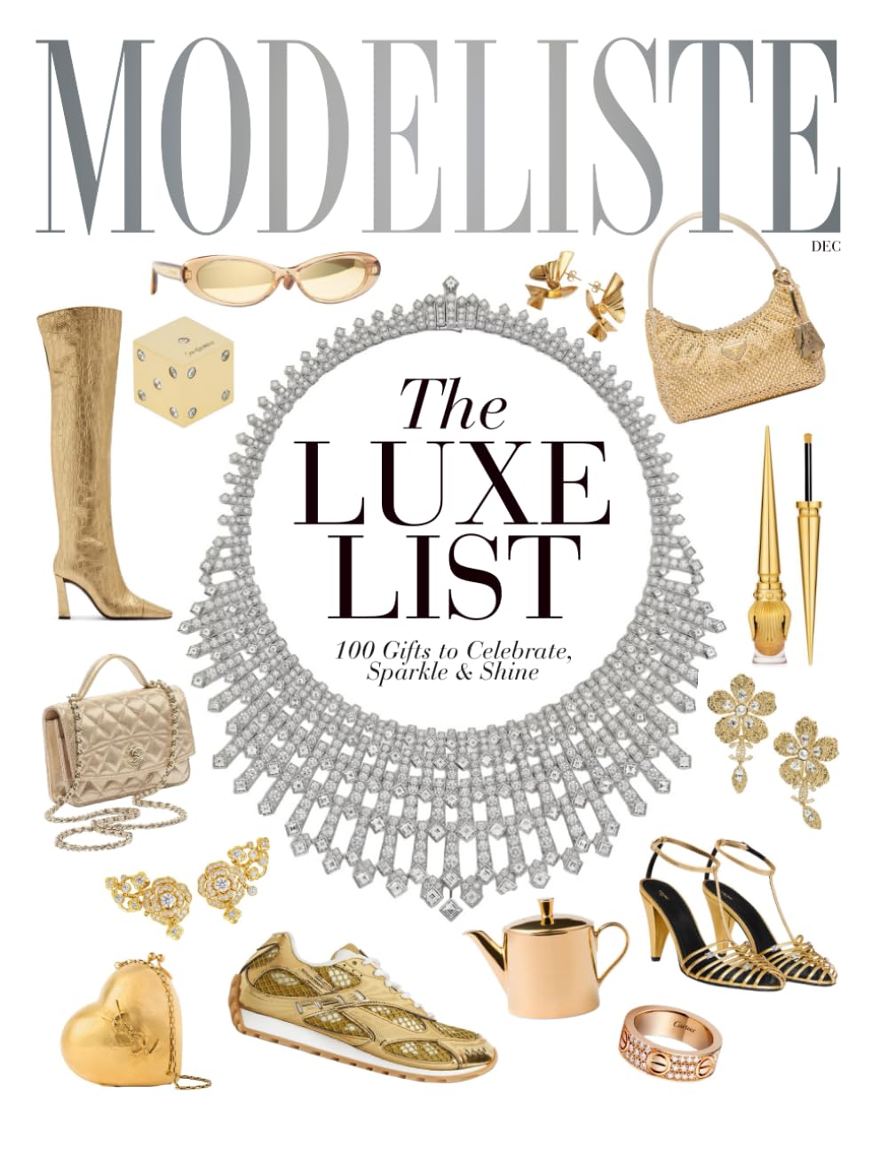 Modeliste December 2025: The Luxe List      Paperback – December 13, 2025
