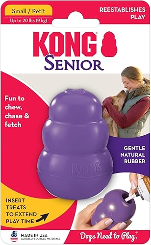 Vista 37 de Kong, Juguete para perros Senior Kong, color morado, L, Púrpura