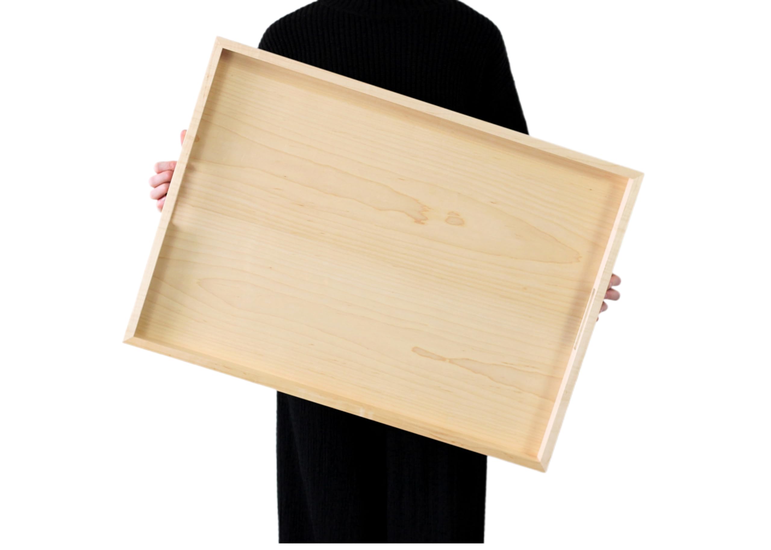 Plateau De Service En Bois égant Avec Poignées Haiti