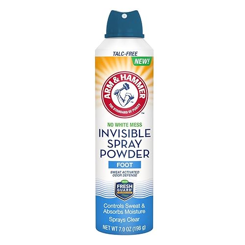 Arm & Hammer Invisible Spray pie en polvo 7.0 oz (paquete de 2)