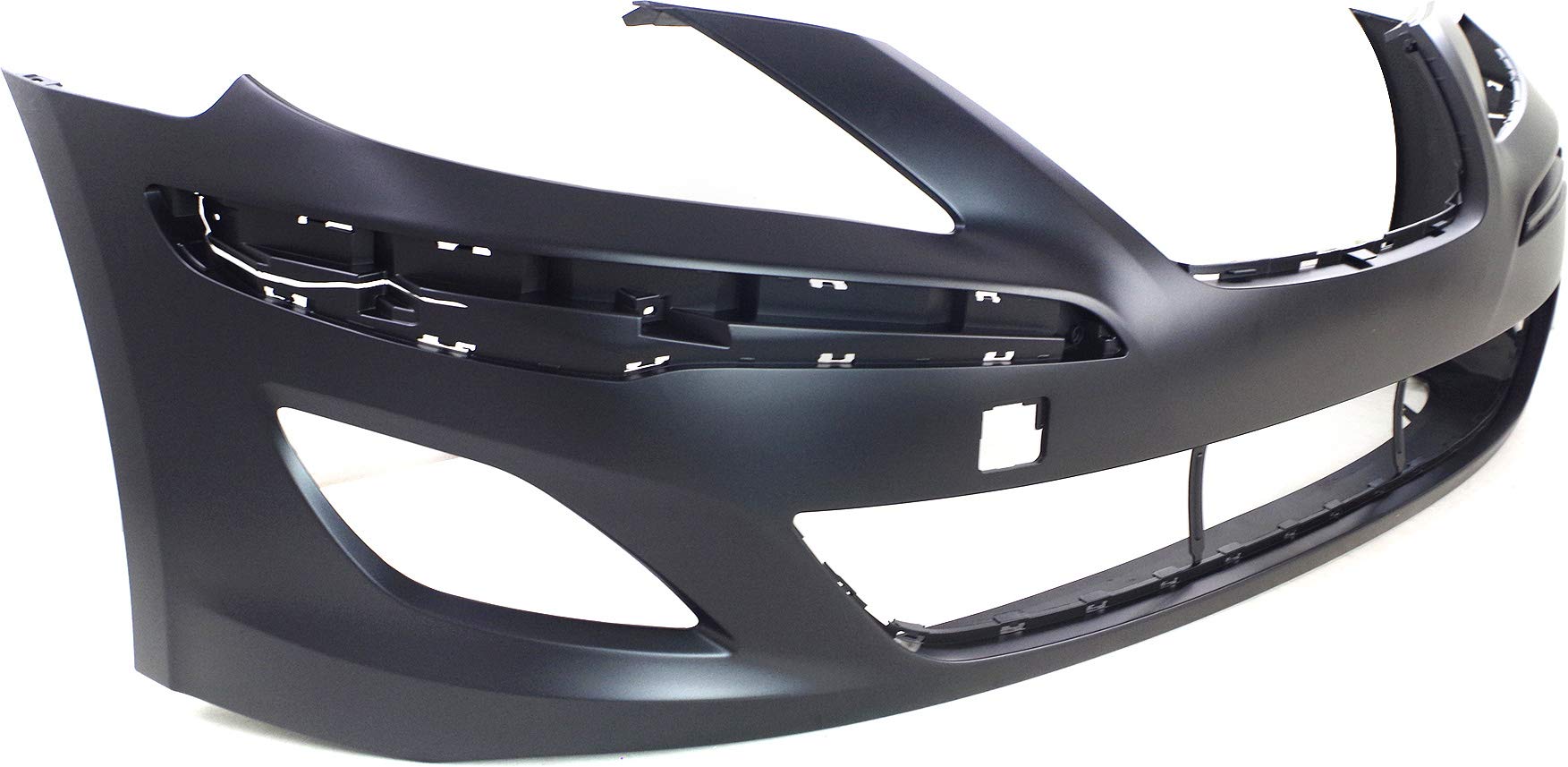 Primed Front Bumper Cover For 2011-2014 Hyundai Genesis Sedan - Fog Light Cut-Out - Evan-Fischer