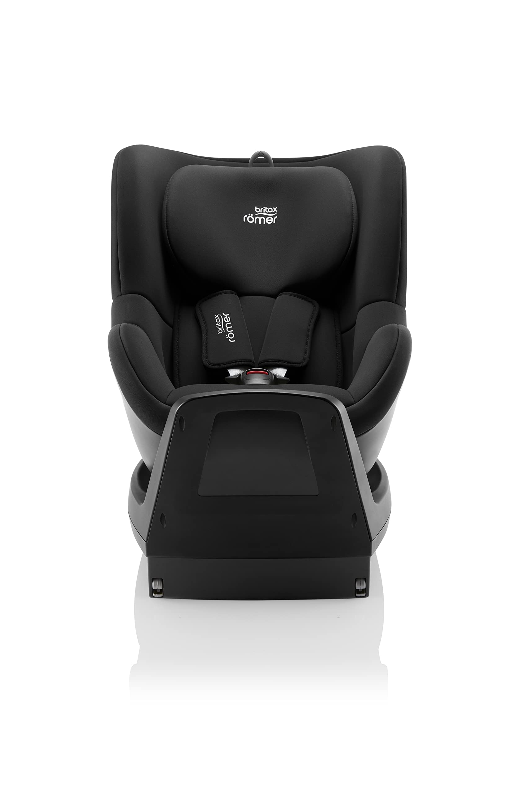 Britax Dualfix M Plus - 3 Months to 4 Years - Forward & Rear Facing - 360 Degree Rotation Adjustable Headrest & Harness - 5-Point Harness - Engineered in Germany - Space Black