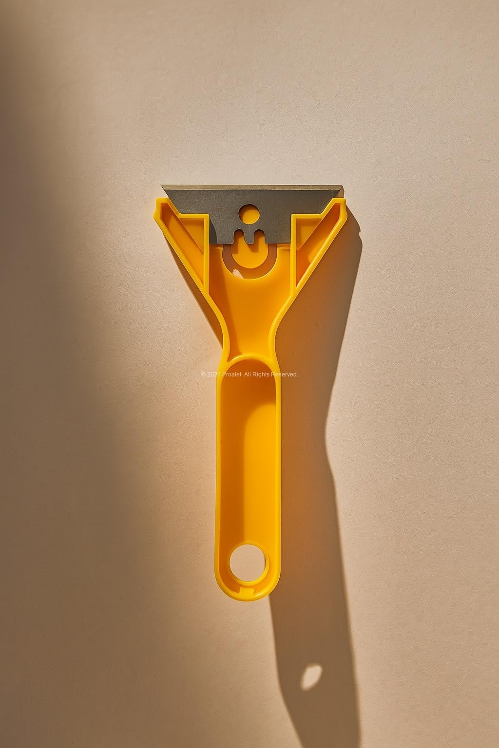 Eltos Cam Kazıma Bıçağı, Plastik, Çelik Uçlu, Ergonomik Saplı, Etiket ve Boya Kalıntısı Temizleyici, 70mm Bıçaklı, Cam Temizliği, Mermer Temizliği, Fırın ve Boya Temizliği için Kazıyıcı (1 Adet)