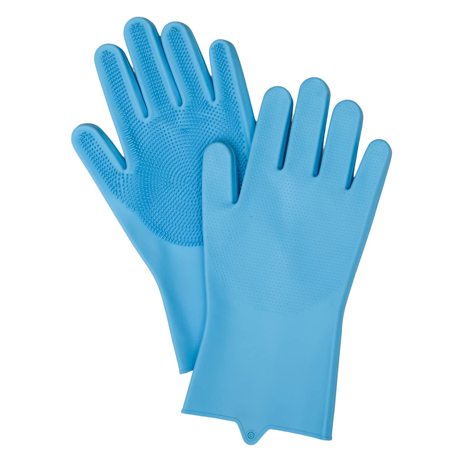 Kuber Industries Kitchen Gloves|Silicone Kitchen Dish Washing Gloves|Scrubbing Gloves for Kitchen|Car Cleaning Gloves|Bathroom Cleaning Gloves|1 Pair (Sky Blue) (B0BW3QQB16) Amazon Price History, Amazon Price Tracker