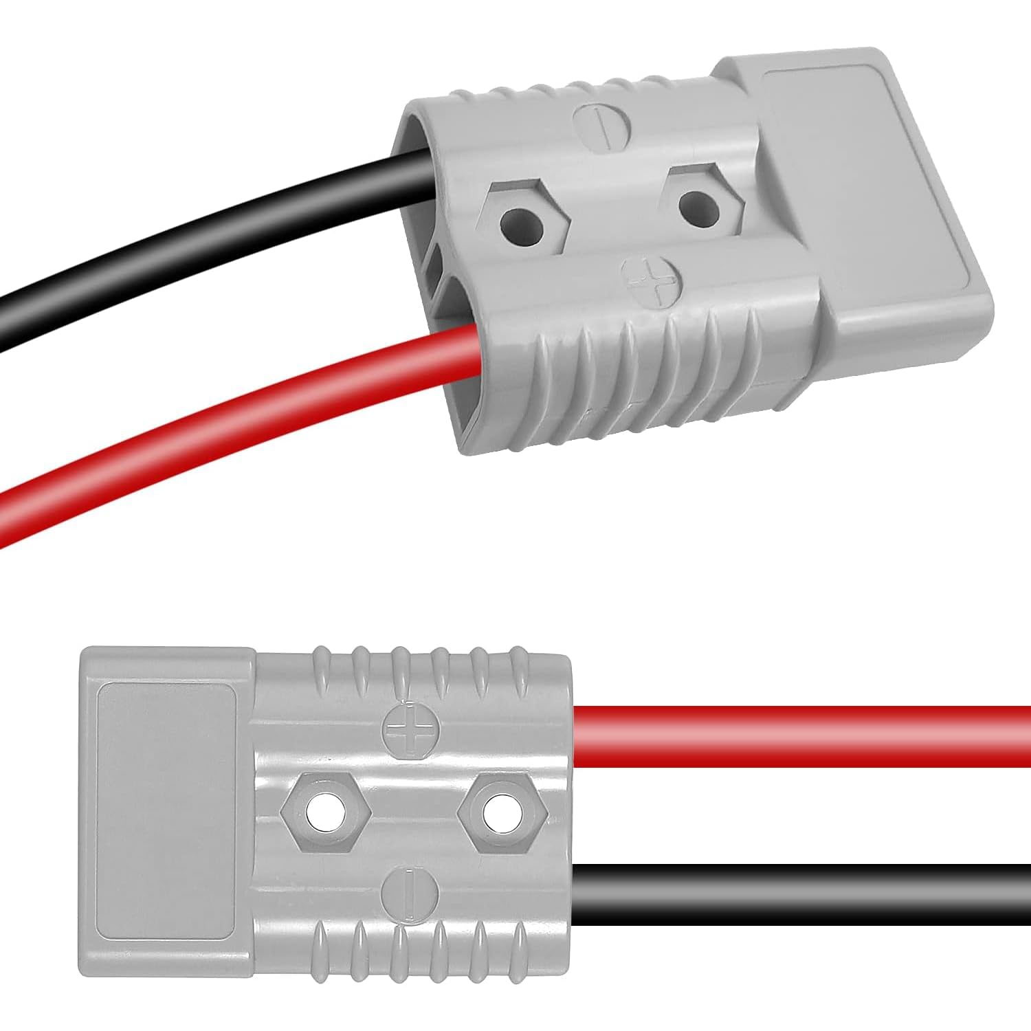 5 stück Batterieanschluss Stecker 600V 50Amp Quick Connect Batterie Akku Steckverbinder Schnellanschluss Stecker für Anderson Gabelstapler Wohnwagen Anhänger Stecker