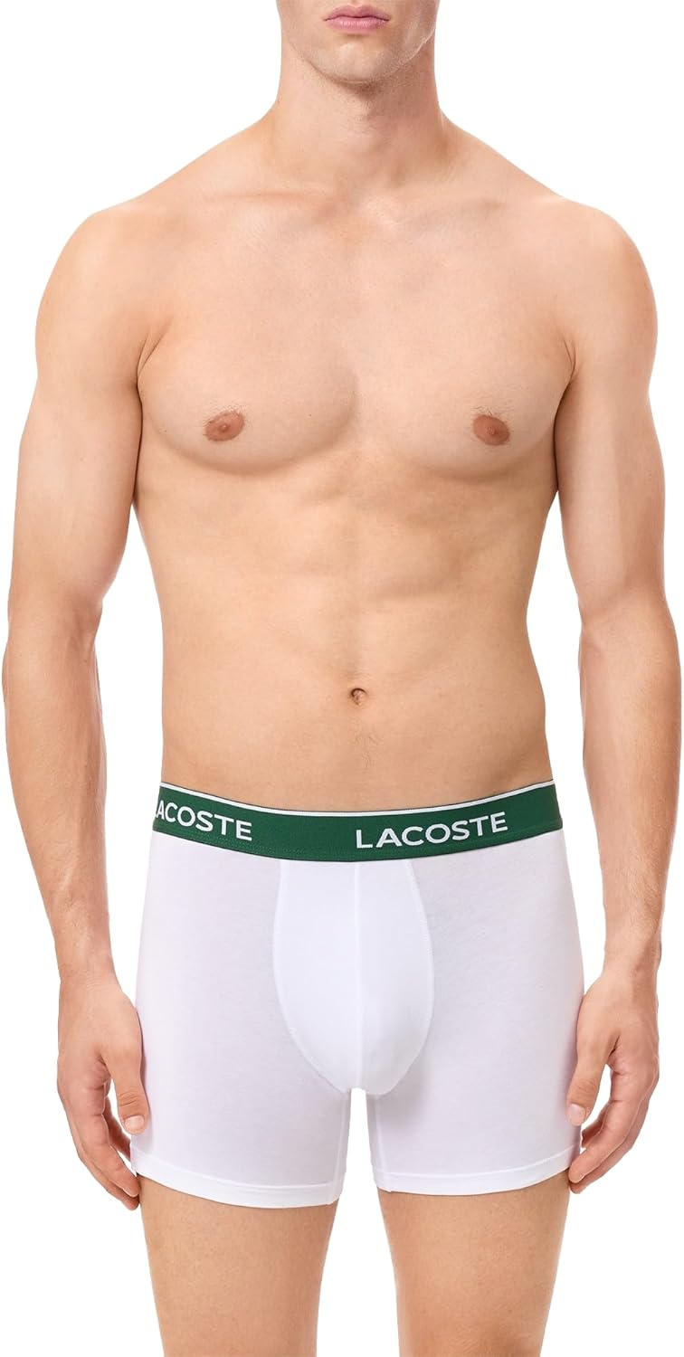 Lacoste Men's Cotton Stretch Jersey Trunks 3 Pack - Image 2
