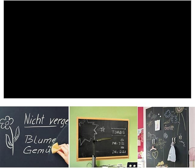 FARUTA Chalkboard Paper Roll Removable Blackboard Wallpaper Sheets Chalk Board Decal