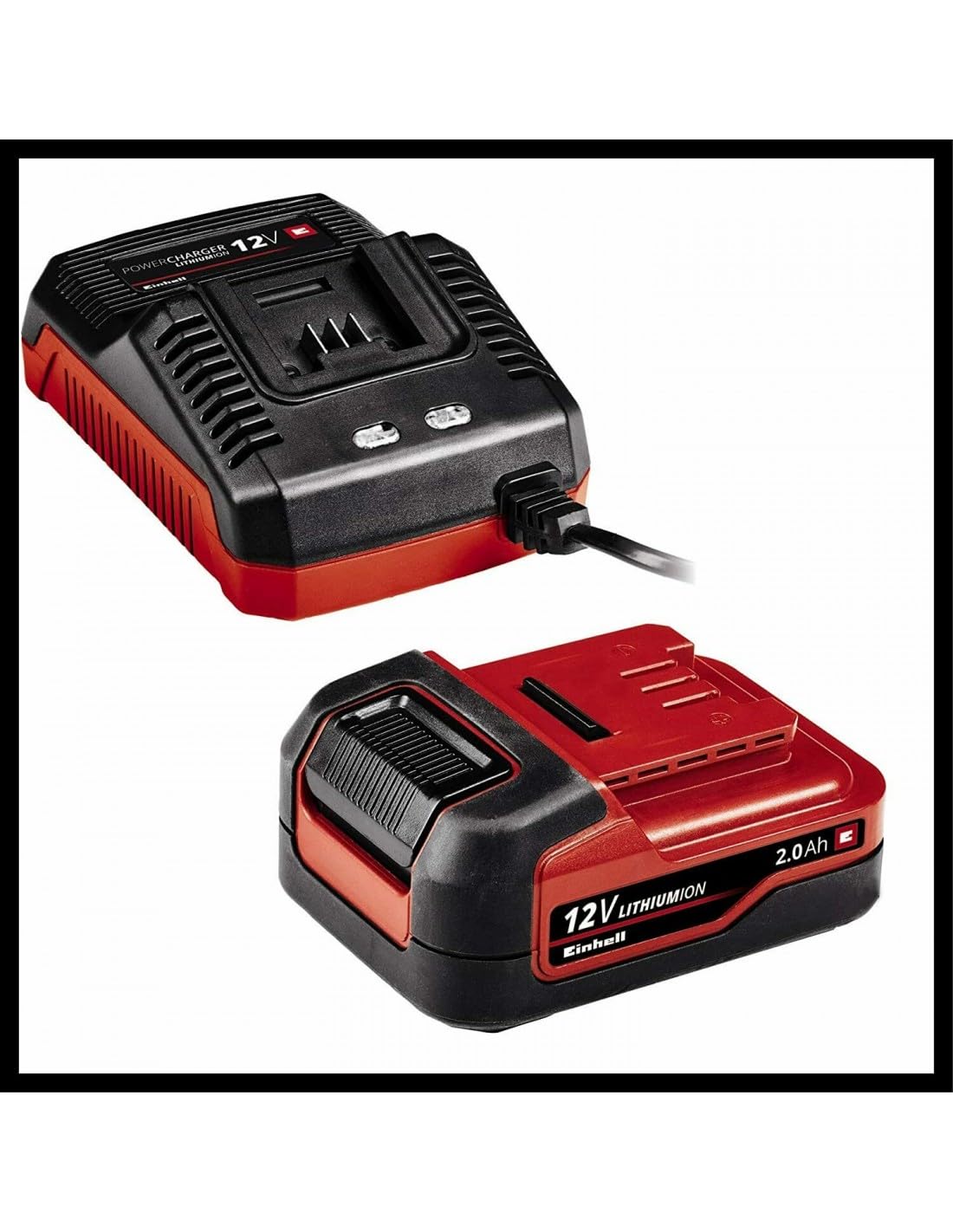 Einhell TE-CD 12/1 X-Li wiertarka akumulatorowa (1x 2,0 Ah) Dodatkowy uchwyt wiertarki