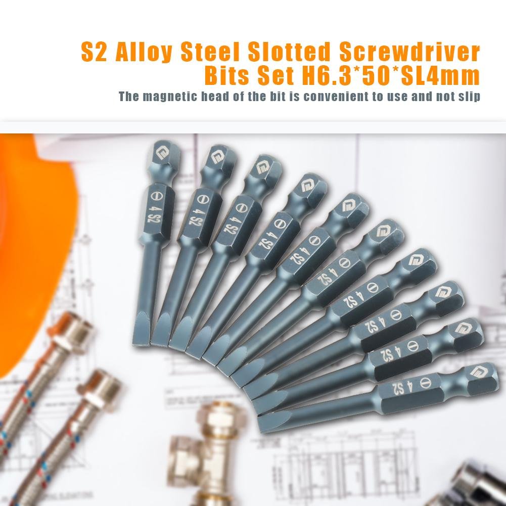 Set 5 Punte Cacciavite Triangolari - Acciaio S2, 50 Mm, Magnetiche, Per Elettroutensili - Foto 8