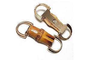 2 pcs Bamboo 2-3/8" x 7/8" Metal Closure Buckle, Metal Connector, Shoe...
