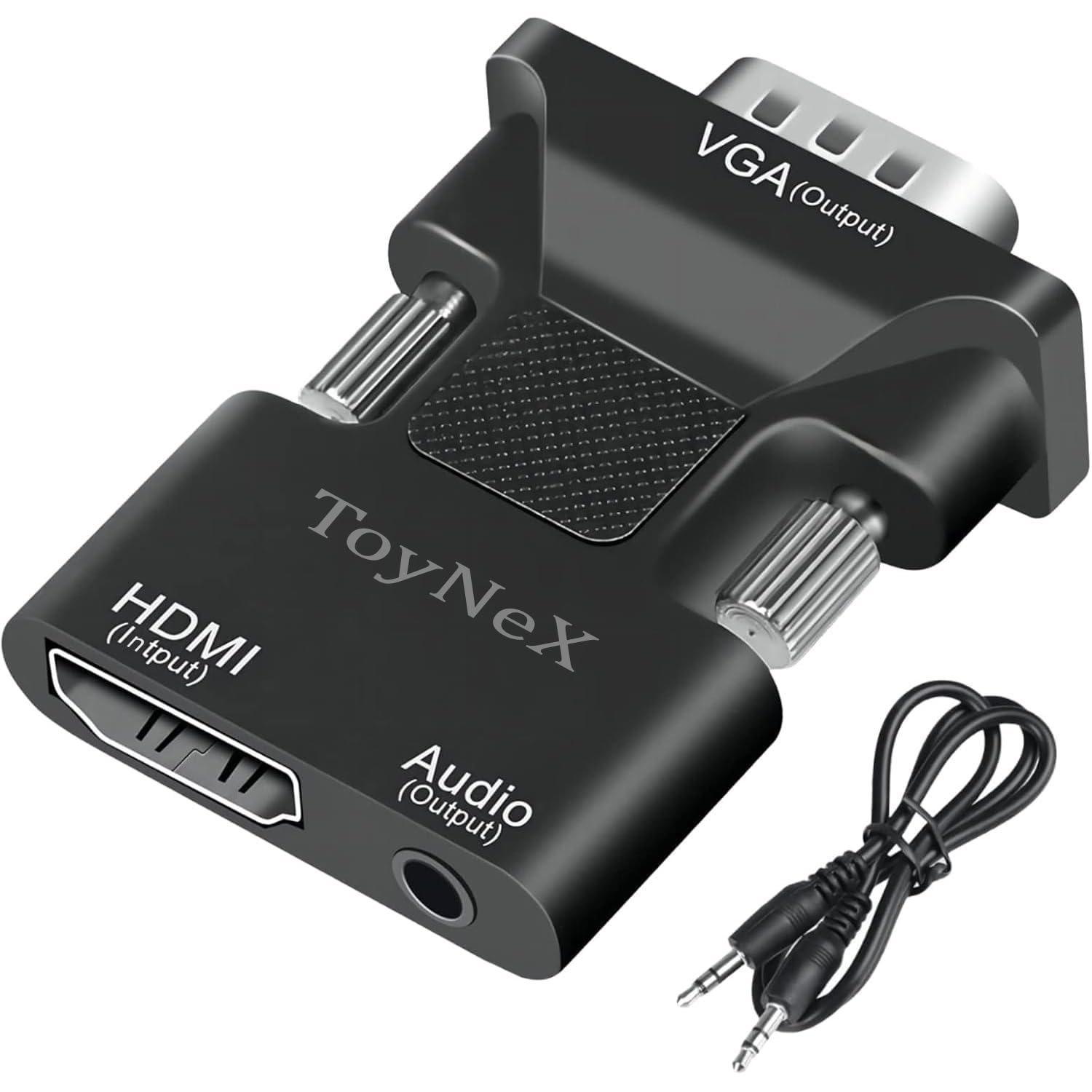 ToyNeX HDMI to VGA Adapter HDMI Female to VGA Male Converter Connector Adapter with Full HD 1080P Jack Stereo Audio Video Output HDTVto VGA Cable for Monitor TV Computer Laptop PC Projector.-picture-30