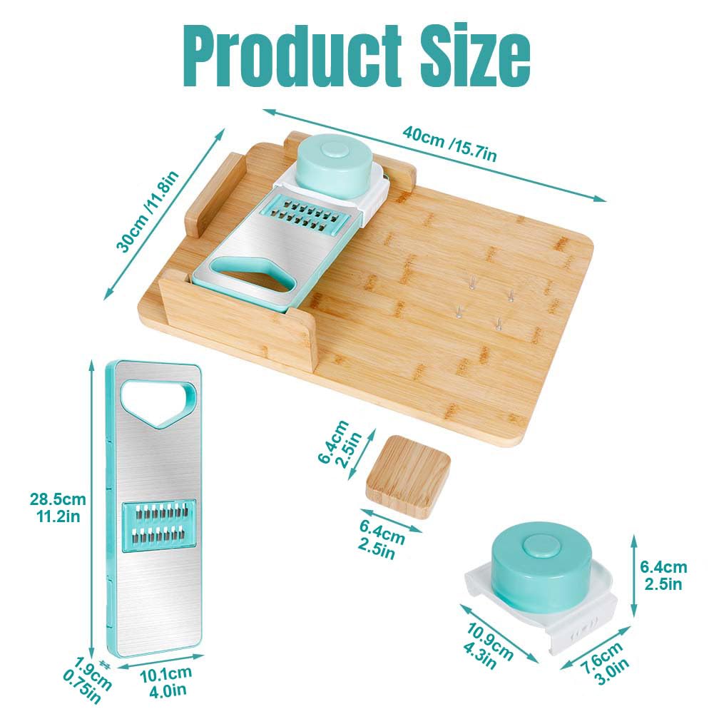 Tabla de cortar adaptativa con una sola mano: tabla de cortar con una sola mano con herramientas de preparación de alimentos para personas con discapacidades