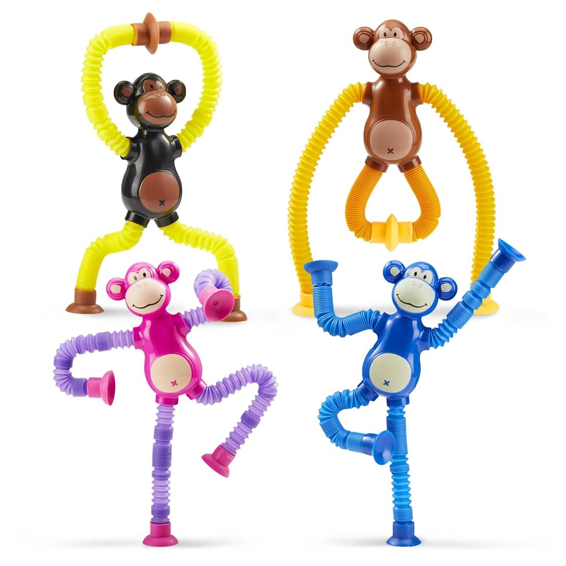 Wembley Telescopic Suction Toy for Kids| Fidget Toy for Kids| Set of Flexible Giraffes| Compact Travel Toys for 2 Years| Non-Toxic Baby Toys with LED Lights| with Suction Cups (Pack of 1) — Amazon image 9