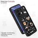 Pikkme Back Cover for Oppo K13 5G | 3D Bear Silicone Cute & Fun Coffee Cartoon | Full Body Protection Bumper Case (Black) gallery image