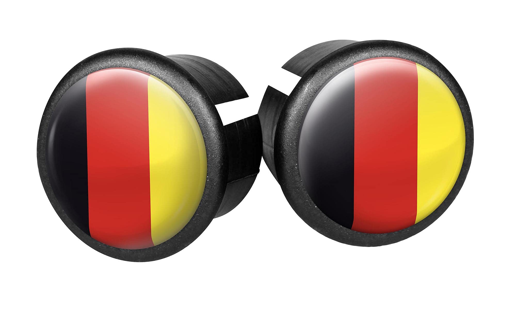 Velox Pictured Bar End Plugs, Germany, One Size
