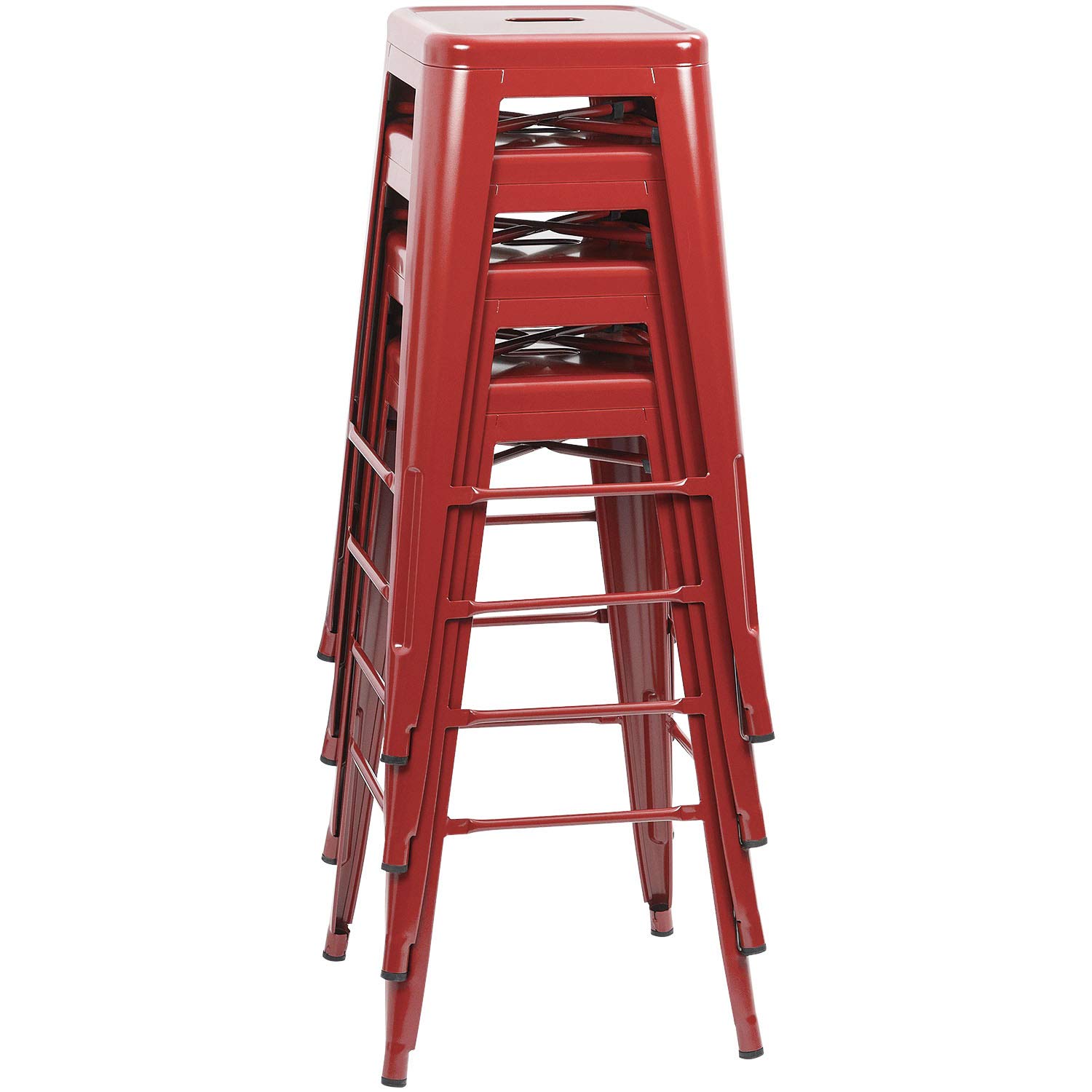 Furmax 30 Inches Metal Bar Stools Bar Height High