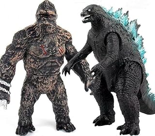 Godzilla Action Figure Godzilla vs. Kong Toy,King of The Monsters, Best Gift for Boys Girls (Godzilla vs. Kong)
