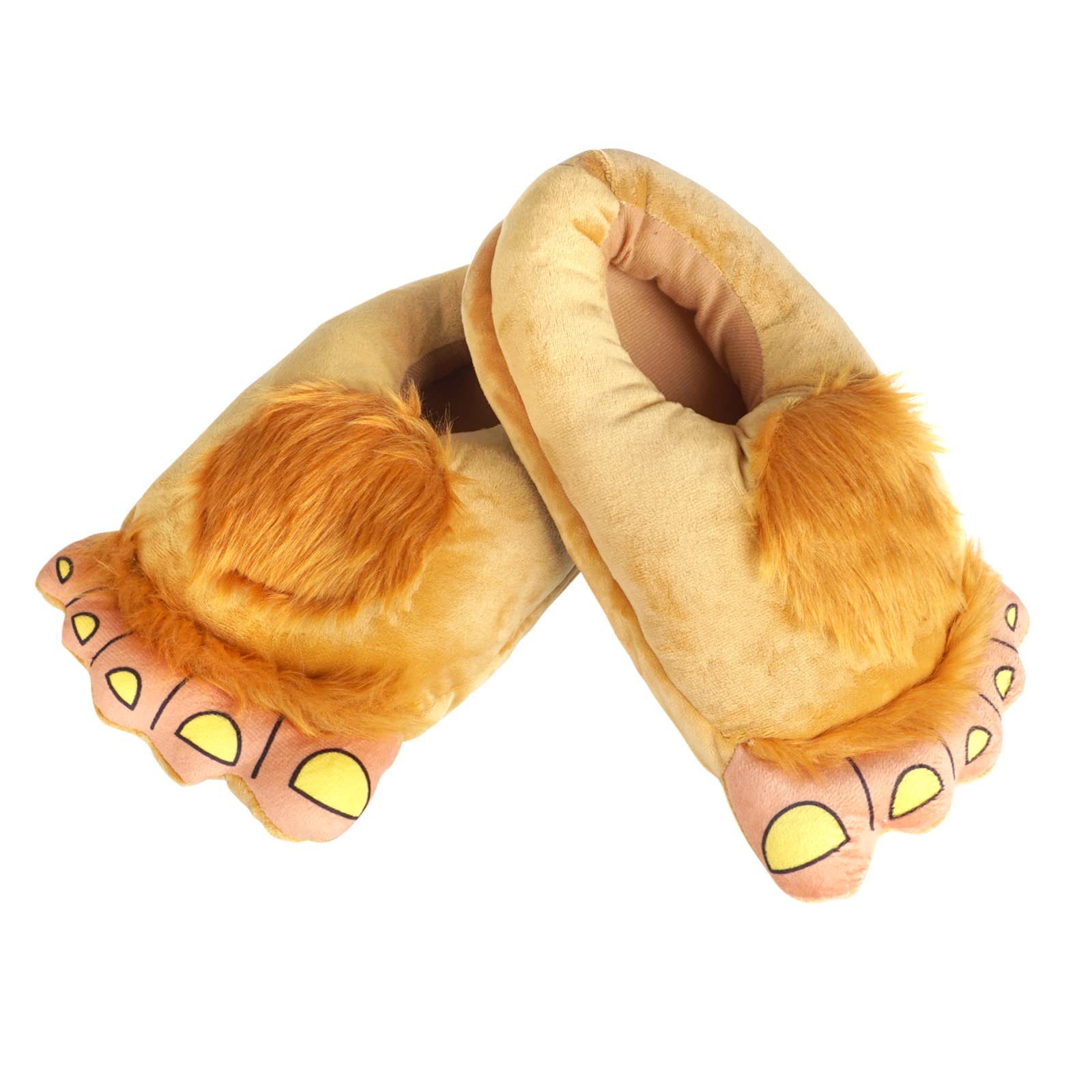 Chaussons Silly Slippeez En Fourrure Léopard - Moelleux Et Rigolos Pour L'hiver