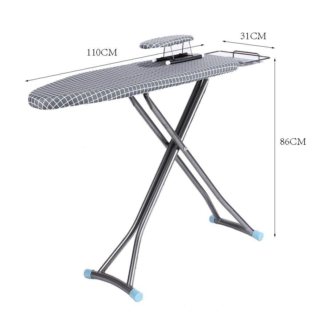 Tabla de Planchar Gris, Tabla de Planchar Grande y Gruesa Mesa de Planchar de Metal Plegable con un Clic, Adecuada para la Tienda de Ropa del Centro Comercial, Tablas de Planchar de 1103186
