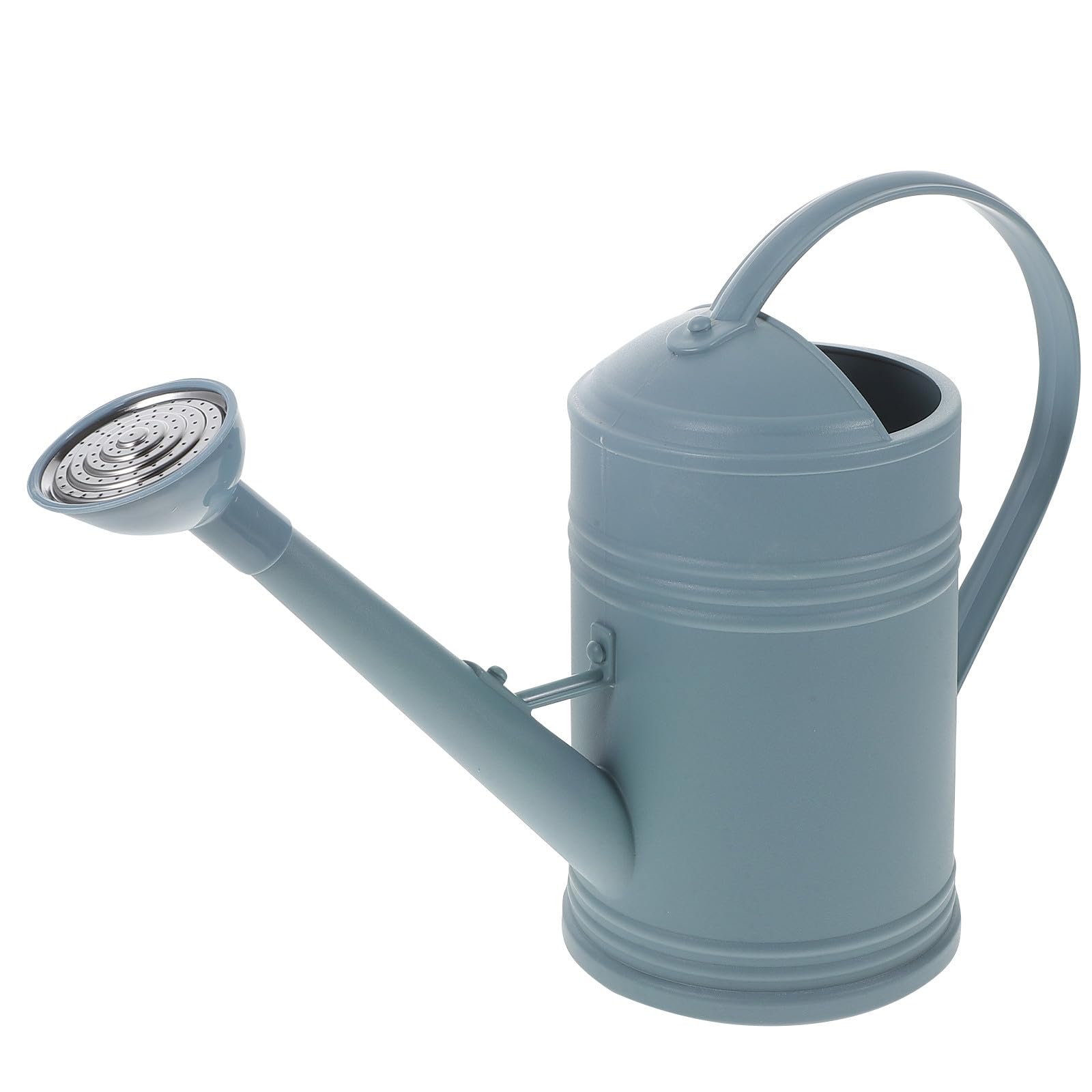 TOYANDONA Regadera Material Plástico y Acero Inoxidable Diseño Delicado de 1.8l Boquilla Larga y Color Azul para Plantas para Jardinería Hogar