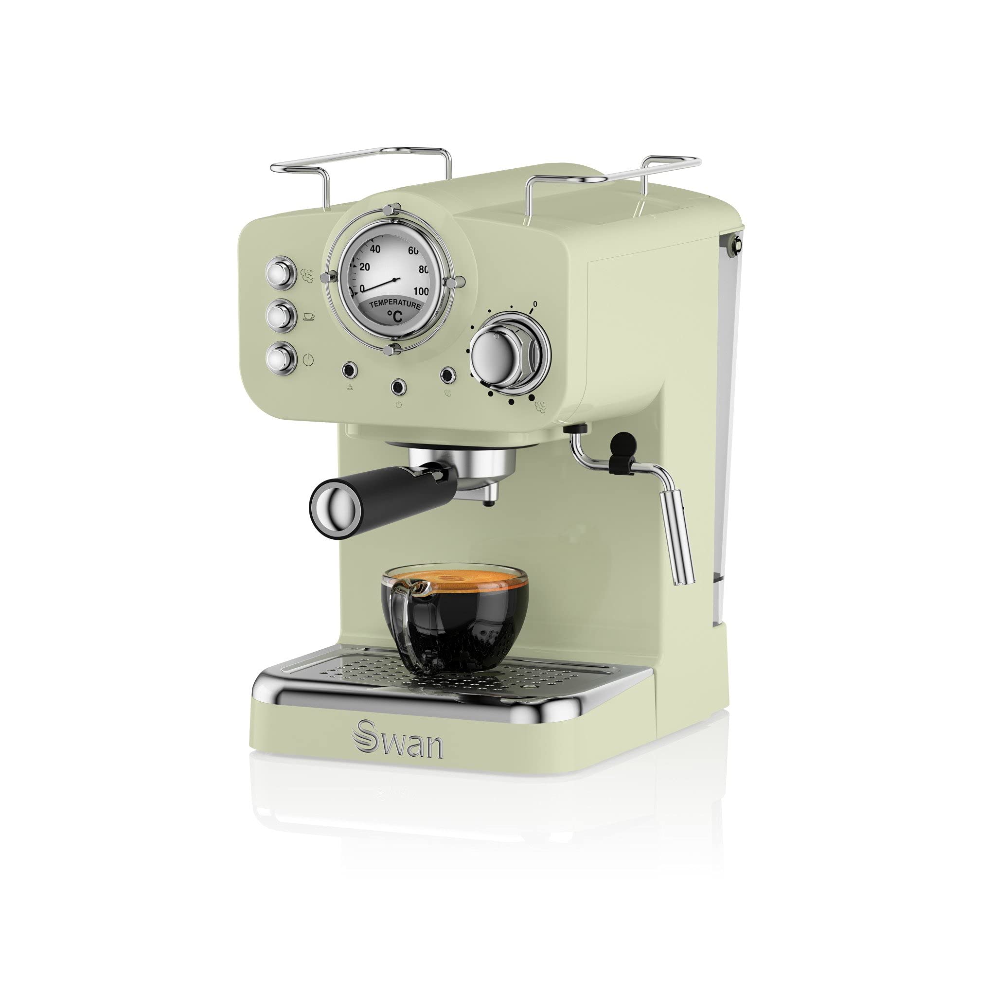 Swan Retro Pump Espresso Coffee Machine 