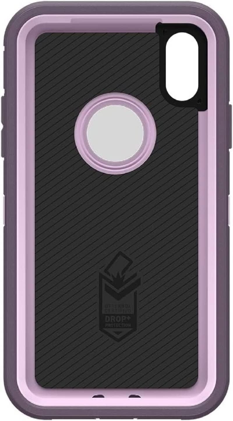 OtterBox Defender Series Screenless Edition Case for iPhone XR (Only) - Case Only - Non-Retail Packaging - Purple Nebula (Winsome Orchid/Night Purple)