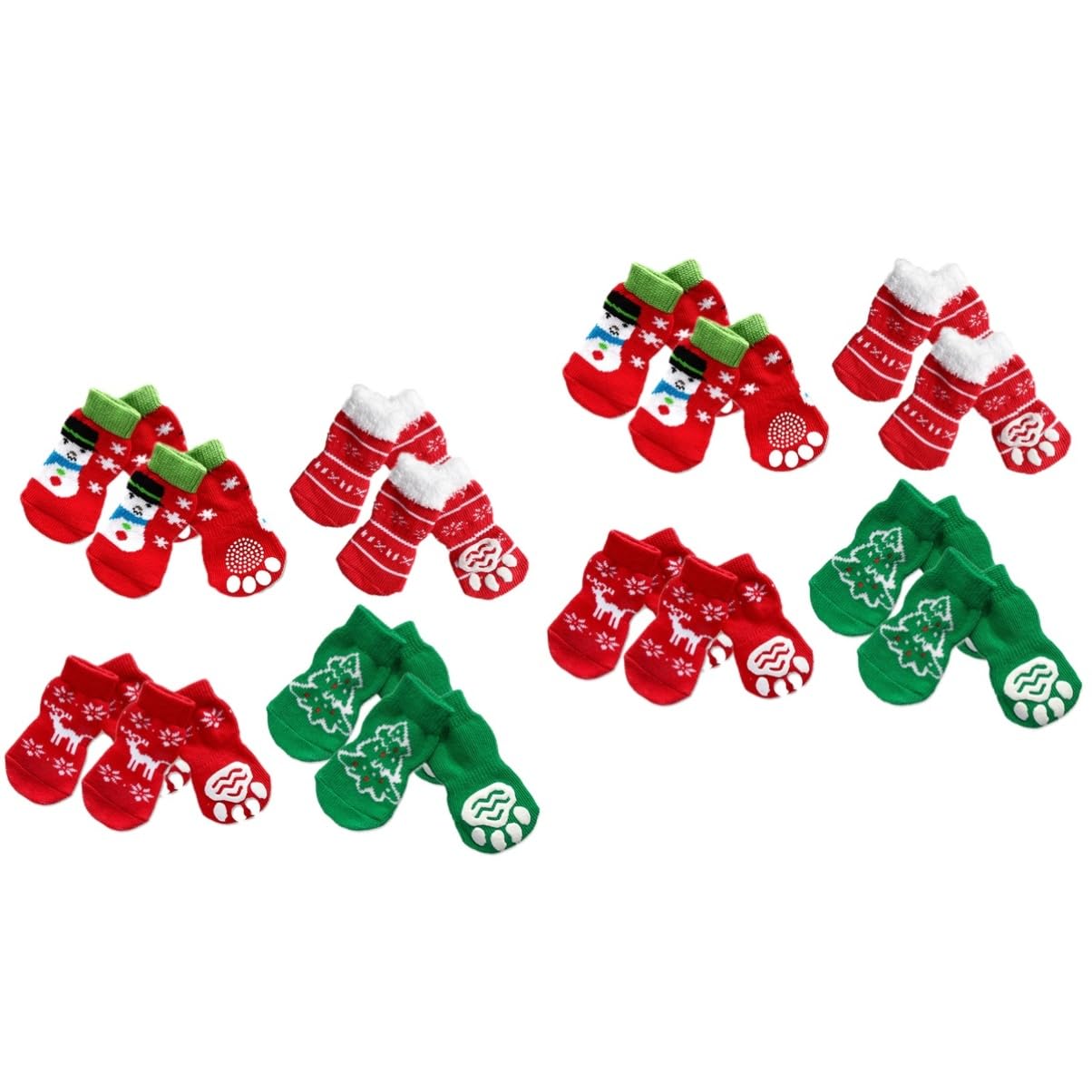 Chaussettes coton animaux Noël S Mipcase pour protéger vos parquets