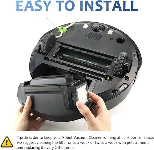 Miniatura 5 de Eagleggo Filtros de piezas de repuesto para aspiradora i-Robot Roomba e, i, j Series i7 i7+Plus i3 i3+ i4 i6 i6+ i8 i8+ E5 E6 E7 j7 j7+ + 12